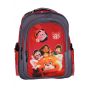 Gharibo Bags School Backpack For Boys, Turning Red Pattern - Grey and Red
