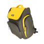 Gharibo Bags School Backpack For Kids, Modern Pattern - Yellow and Grey