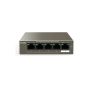 Tenda Ethernet Switch, 5 Ports with 4 Ports PoE, Grey - TEG1105P-4-63W