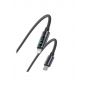 Yesido USB-C to Lightning Charging Cable, 120 cm, Black - CA157