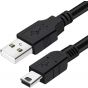 كابل شحن USB كيبوندز، 6 قدم لذراع تحكم بلايستيشن 3 - اسود