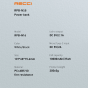 Recci Wired Power Bank, 10000mAh, Black - RPB-N16