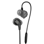 JBL Endurance RUN Wired In Ear Earphones With Microphone, Black - Endurrunbtbl