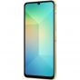Samsung Galaxy A06, 128GB, 4GB, 4G LTE, Dual SIM- Gold with Ridingtone AirPods Pro 2nd Gen In-Ear Earbuds - White