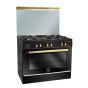 بوتجاز غاز يونيون اير اورو سمارت، 5 شعلة، ستانلس ستيل - C6090EBGC511-IDSF-ORO-S2WAl