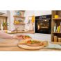 Gorenje Electric Built-in Oven with Grill, AirFry Function, 60 cm, 77 Liters, Black and Silver - BOS6737E09X