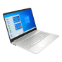 HP 15S-EQ1002NE Laptop, 15.6 Inch, AMD Ryzen 3-3250U, 256GB SSD, 4GB RAM, AMD Radeon Graphics, Windows 10 - Silver