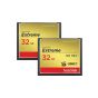 بطاقة ذاكرة Compact Flash سانديسك اكستريم UDMA 7، سعة 32 جيجا - ذهبي واسود