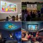 بروجيكتور LED امرتير فامفو، دقة 640x360، ابيض واصفر - YG300