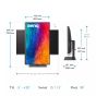 شاشة IPS LED بين كيو 32 بوصة، دقة UHD، سرعة تحديث 60 هرتز، اسود - PD3205U