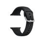 Silicone Replacement Strap for Apple Watch Series 4-5, 42-44mm - Black