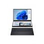 Asus Zenbook Duo UX8406CA-PZ005W Laptop, Intel Core Ultra 9 285H, 2TB SSD, 32GB RAM, 14 Inch 3K OLED 120Hz Display, Intel Arc Graphics, Windows 11 - Inkwell Gray, with Laptop Bag