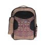 Gharibo Bags School Backpack With Pencil Case for Kids, Motifs Pattern - Beige