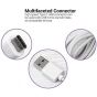 USB Type C Cable, High Speed [USB C to USB A Standard] 3.0 Rapid Data, Charging Power Cable - White