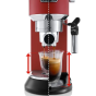 Delonghi Dedica Espresso Coffee Machine, Red - EC685.R