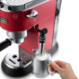 Delonghi Dedica Espresso Coffee Machine, Red - EC685.R