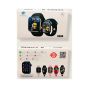 Bnsl HW16 Smart Watch, 1.75 Inch - Black