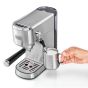 ماكينة قهوة اسبريسو بلاك+ديكر، 1 لتر، 2 كوب، 1450 وات، فضي - ECM150-B5