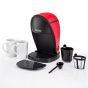 Black + Decker Espresso Machine, 250 ml, 450 Watt, Red and Black - DCM48-B5
