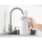 Black + Decker Electric Cordless Kettle, 1.7 Liters, 2200W, White - JC190W