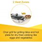 Kenwood Electric Grill, 2000 Watt, Silver - HG266INTR