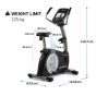 Entercise Nordictrack GX 4.5 Pro Bike, 125kg - Black