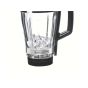 Black + Decker Electric Blender with Glass Jar, 700 Watts, 1.75 Liters, Black and Silver - BX650G