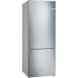 Bosch Series 4 No Frost Refrigerator, 483 Litres, Stainless Steel - KGN55VI2E9 with Bosch CompactPower Meat Grinder, 1600 Watt, Black and White - MFW3612A