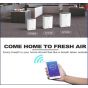Violet Air Purifier and Sanitizer with 6 Stages Filters, White - AP2006-S