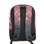 Gharibo Bags School Backpack for Kids, Cross Lines Pattern - Red and Black