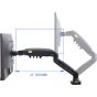 NB Monitor Stand, 17-27 Inch, Black - F80