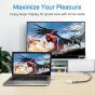 موزع ميني ديسبلاي إلى HDMI وVGA - رمادي