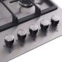 Nardi Gas Built-in Hob, 95cm, 5 Burners, Stainless Steel- SCG55 AVX