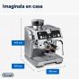 De'Longhi La Specialista Prestigio Espresso Machine, 2 Liters, 1450 Watt, Silver - EC9355.M