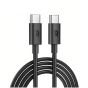 Ravpower USB-C Charging and Sync Cable, 1 Meter, Black - RP-CB1021