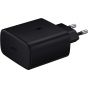 Samsung Wall Charger, 45 Watt, USB Type-C, Black - EP-TA895XBEGWW with USB Type-C to USB Type-C Cable, 1.8 Meters - EP-DX310JBEGWW