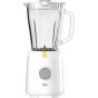 Beko No-Frost Top Freezer Refrigerator, 430 Liters, Inverter, Silver - RDNE430K02DXI, with Blender, 1.5 Liters, 600 Watt - TBN 62608 W