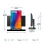 BenQ Designer 27 Inch 4K UHD IPS LED Gaming Monitor, 60 Hz, Black - PD2706U
