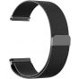 Milanese Magnetic Loop Stainless Steel Smart Watch Band Bracelet Straps Replacement For Gear S3 22mm-Black