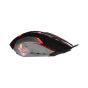 Meetion Backlight Wired Gaming Mouse, 2400 DPI, Black - M915