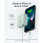 Anker 521 Power Core Fusion Wall Charger and Power Bank, 45W, 5000 mAh, 2 USB-C Ports, Natural Green - A1626P61