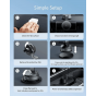 Anker 613 MagGo Magnetic Wireless Car Charger, Black - B2930G11