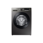 غسالة ملابس اتوماتيك سامسونج، تحميل أمامي، 9 كجم، فضي - WW90T4040CX1AS 