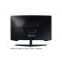 Samsung Odyssey G5 G55C 32 Inch QHD VA Curved Gaming Monitor, Black - LS32CG552EMXEG