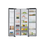 Samsung No-Frost Refrigerator, 634 Liters, Inverter Motor, Black - RS68A8820B1 