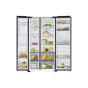 Samsung No-Frost Refrigerator, 634 Liters, Inverter Motor, Black - RS68A8820B1 