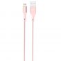 Silicon Power Boost Link Nylon Lightening Cable, Pink- LK30AL

