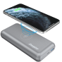 Energizer Wireless Power Bank, 20000mAh, 2 Ports, Grey - QE20007PQ