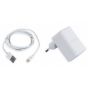 Energizer Wall Charger with Lightning Cable, 2 Ports, White - 2CEUULI3