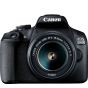 كاميرا كانون EOS 2000D بعدسة DSLR، دقة 24.1 ميجا بكسل، 18-55 مم - اسود